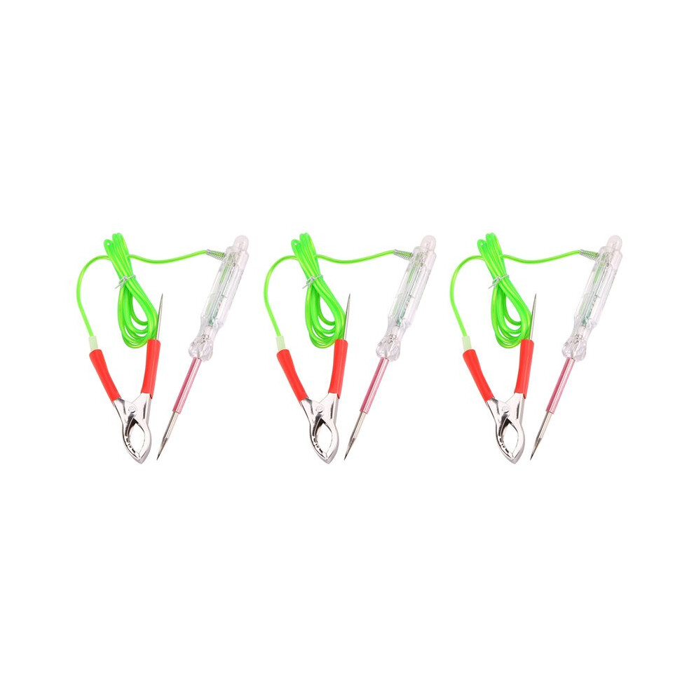 3X Automotive Led Circuit Tester 6-24V Test With Dual Probes 47 Inch Antifreeze Wire Alligator Clip For Testing Light 6032617379853