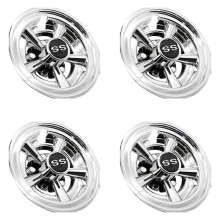 Capas de Roda de Carrinho de Golfe SS de 4 Unidade de 8 Polegadas, Tampa Do Cubo de Design de 5 Raios para Carrinhos de Golfe para Carro Clube, EZGO,