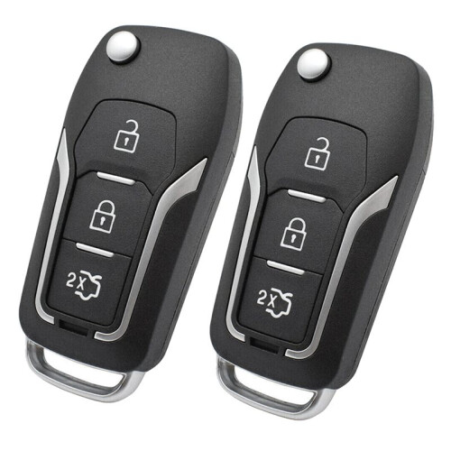 2X Car Remote Key Shell Remote Key Case Cover for  Focus Fiesta Mondeo S-Max C-Max