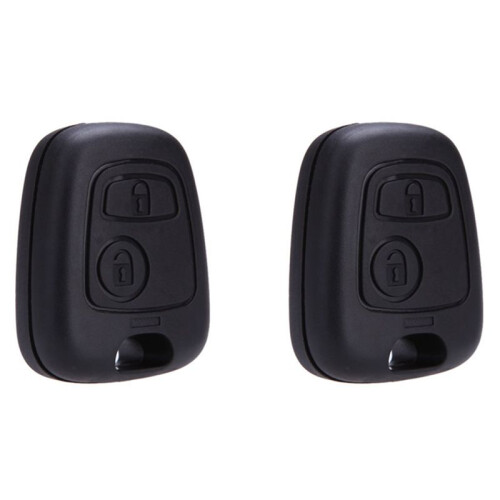 2X Key Case Key Cover Remote Case Shell for  106 107 206 207 407 806 2 Buttons