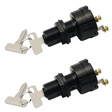 2X Anlasser Schalter, für Club Car Elektrisch Wagen Zündung Schlüssel Schalter Ab 1996, 36 Oder 48 Volt, Teile Nummer 101826201