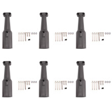 6X 101828901 Prise de Cordon de Chargeur 48V pour Voiturettes de Club Car Precedent 2008