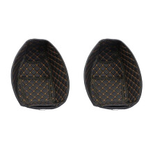 2X Motorrad PU Leder Koffer Raum Cargo Liner Schutz Motorrad Sitz Schalen Pad für NMAX 155