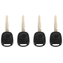 4X 2 BUTTON REMOTE KEY SHELL for Yaris