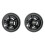 2 Peça 8 Polegadas SS Tampa da Roda Do Carrinho de Golfe 5 Raios Design Tampa Do Cubo para Carrinho de Golfe Carro Clube EZGO 1