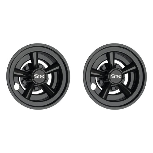 2 Peça 8 Polegadas SS Tampa da Roda Do Carrinho de Golfe 5 Raios Design Tampa Do Cubo para Carrinho de Golfe Carro Clube EZGO