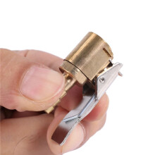 20Pc 6mm Pompa Pneumatica Automatica Chuck Clip Car Truck Pneumatici Gonfiatore Valvola Connettore Car Open Ottone Stelo Pneumatico