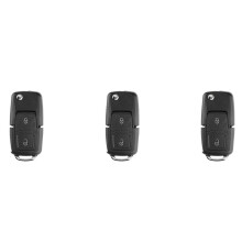 3X for Xhorse XKB508EN Wire Universal Remote Key 2 Button Fob for B5 Style for VVDI Key Tool