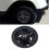 2 Peça 8 Polegadas SS Tampa da Roda Do Carrinho de Golfe 5 Raios Design Tampa Do Cubo para Carrinho de Golfe Carro Clube EZGO 5