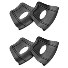 Wheel Rim Shield Rimshield Shield Protector Tool for Motorcycle Bike ATV Quad Tyre Tire Installation 4PCS, Black