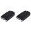 2X for  Actyon Kyron Rexton Flip Remote Car Key Shell Case 2 Buttons Car Accessories ,Black 2