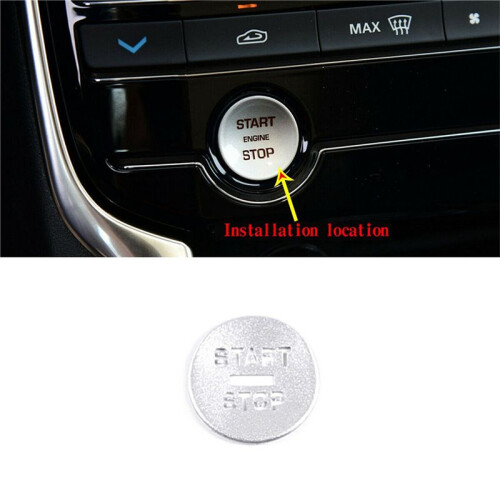 2X Car Engine Start Stop  Button Cover Stickers Interior for  XF 2008-2015 1