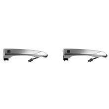 2X 82661D3710 Chrome Exterior Front Right Door Key Handle Fit for Tucson 2016 2017 2018 2019