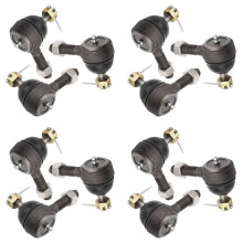12x Cart Tie Rod End Kit for Club Car G&E 1976-2008 Driver and Passenger Side 7539 7540