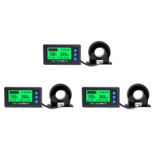 3X Monitor de BateríA Hall Coulomb Meter  8-100V 100A Lifepo4 Plomo-ÁCido Li-Ion Litio Capacidad Pantalla de Potencia