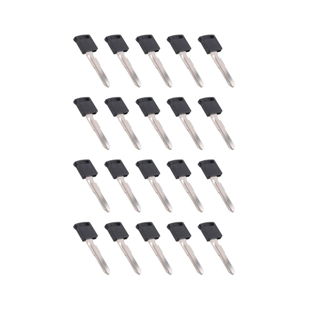 20X Remote Emergency Key Entry Blank Blade Uncut Insert Pg543k For Sx-4 Grand Vitara 2006-2012 (Black) Black 6133648235153