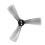 8X para Nazgul Cine 2525 2,5 Polegadas Tri-Blade/3 Blade Prop HéLice CW CCW para FPV ProTek25 Drone Parte-Cinza 3