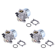 3X Carburetor Carb with Gasket O-Ring Fit for Briggs & Stratton Quantum 498965 Engine Replacement