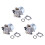 3X Carburetor Carb with Gasket O- Fit for Briggs & Stratton Quantum 498965 Engine Replacement 1