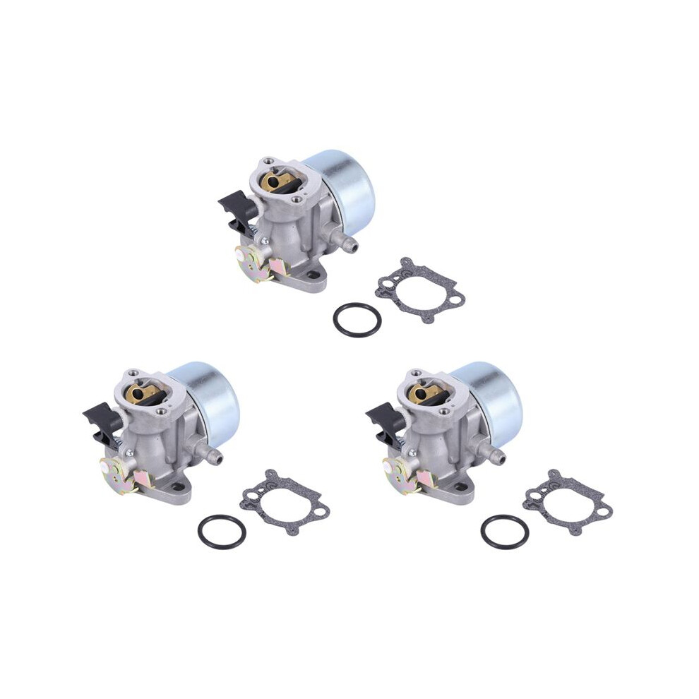 3X Carburetor Carb With Gasket O-Ring Fit For Briggs & Stratton Quantum 498965 Engine Replacement 6033110018218