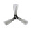 8X para Nazgul Cine 2525 2,5 Polegadas Tri-Blade/3 Blade Prop HéLice CW CCW para FPV ProTek25 Drone Parte-Cinza 2