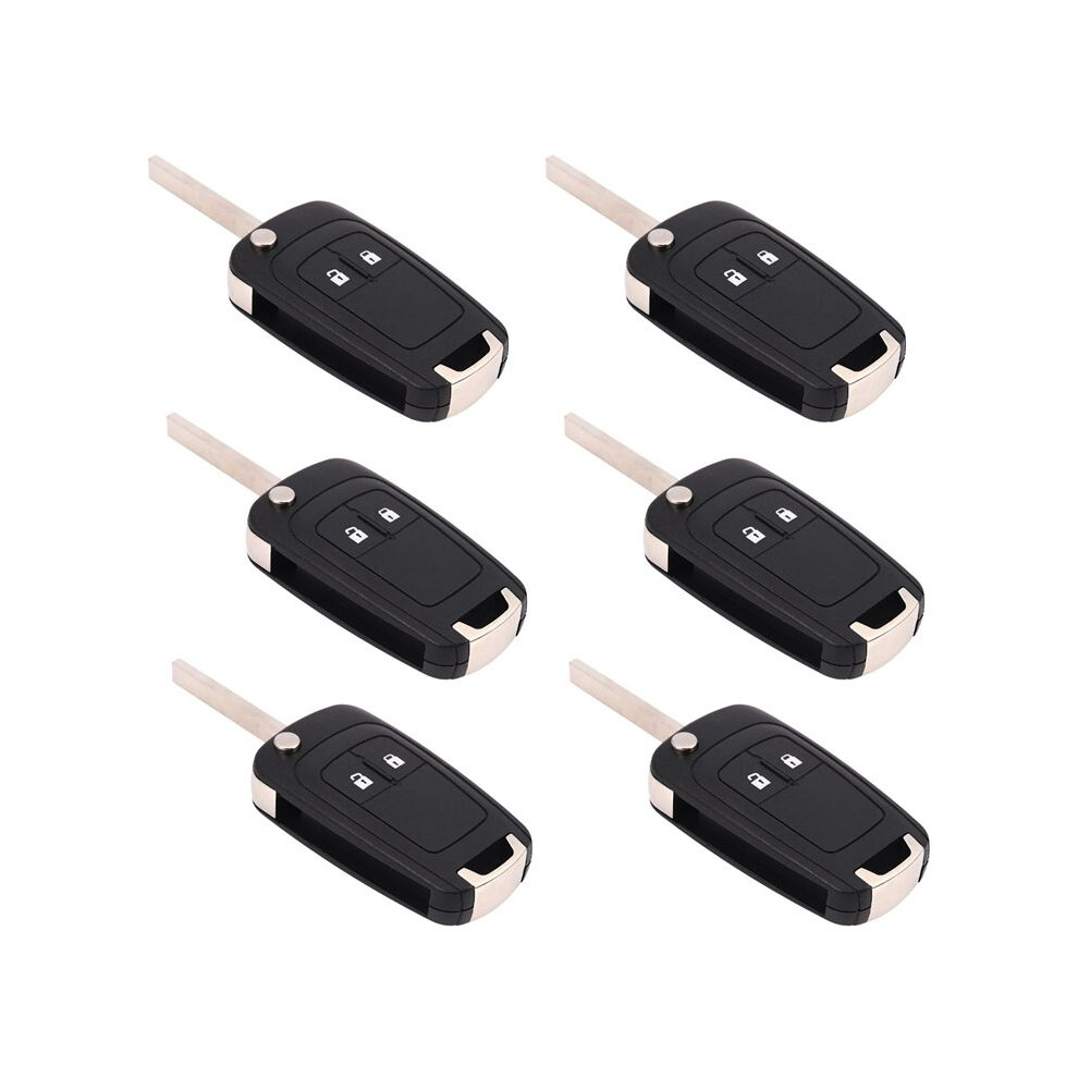 6X 2 Buttons 434Mhz With Id46 Chip Car Remote Control Key Fob For Aveo Cruze Orlando Hu100 Blade 6031497050449