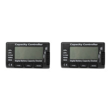 2X RC Cellmeter 7 Tester di Controllo Della Capacità Della Batteria Digitale Tester di Tensione per Misuratore di Celle Li-Ion NiMH Nicd LiPo Life