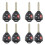 8 X Remote Car Key Fob Shell Case for 2007 2008 2009 2010 2011  Camry Rav4 1