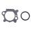 3X Carburetor Carb with Gasket O-Ring Fit for Briggs & Stratton Quantum 498965 Engine Replacement 7