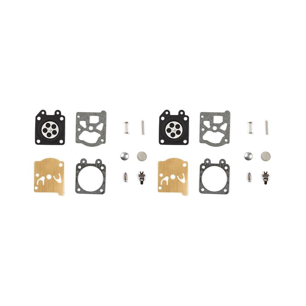 2X Carburetor Repair Kit 4500 Chainsaw Repair Kit Carburetor Diaphragm Gasket Kit Garden Tool For Walbro Carburetor 6031552480013