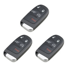 3X 5 Buttons  Remote Key Fob M3N40821302 433MHz for  Grand Cherokee 2013 2014 2015 2016 2017 2018