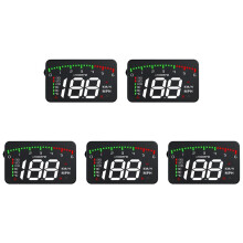 5X A900 Car HUD OBD RPM Meter - Display Multi-Display Car Digital Speed Engine RPM Water Temperature