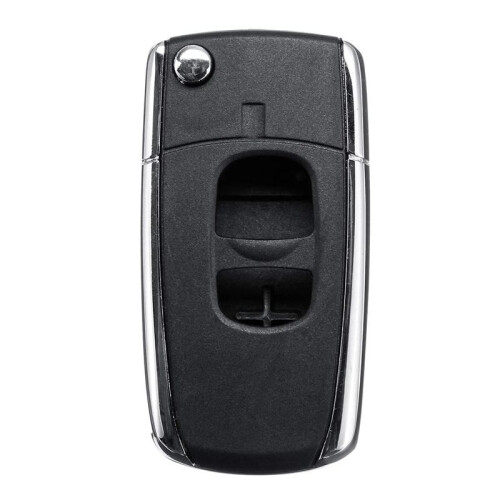 2X 2 Buttons Remote Flip Folding Car Key Shell Case Uncut Blank Blade Replacement for  2 3 5 6 MX-5 RX-8 2