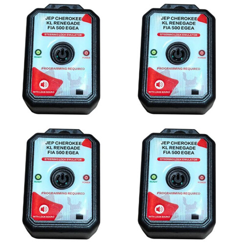 4X Updated ESL ELV Steering Lock Emulator for  Cherokee KL Renegade  500 Egea