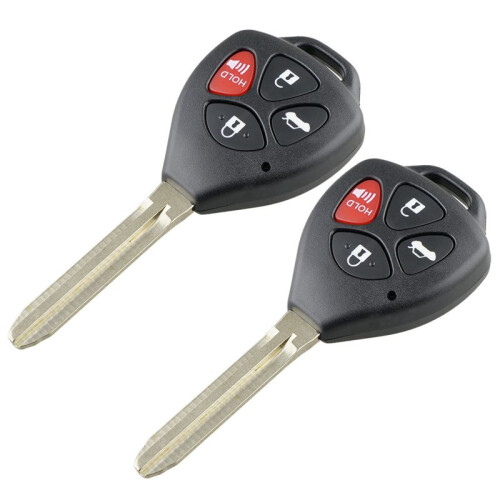 8 X Remote Car Key Fob Shell Case for 2007 2008 2009 2010 2011  Camry Rav4 1