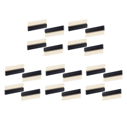2 X 20(40 Pin) Stacking Header for Raspberry Pi A+/B+/Pi 2/Pi 3 Extra Tall Header (Pack of 20)
