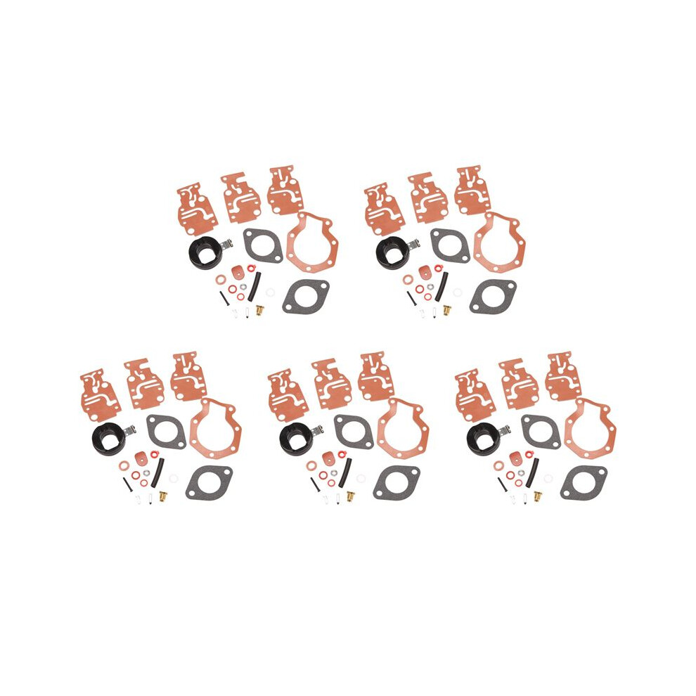 5X Carburetor Repair Kit For Johnson Evinrude Carburetor Accessories 439073 0439073 6132653831374