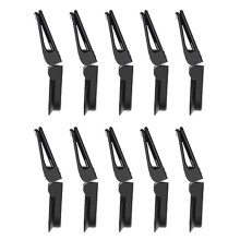 10X Braçadeira de Fixação para Capacete de Bicicleta Elétrica de Verão, Clipe de Plástico Multifuncional, Braçadeira de Fone de Ouvido B