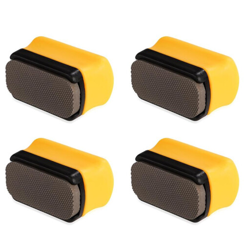 4X Denibbing File with Handheld Device, Double-Sided Grinding  Tools Car Paint Remover Tool Adjustable Paint File