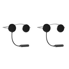 2X Auriculares para Casco de Motocicleta Y1 con 5.3, Intercomunicador Estéreo Inalámbrico Integrado en el Casco