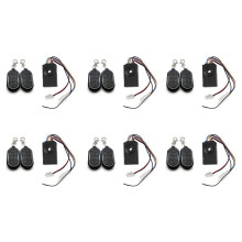 6X Ebike Alarm System Dual Remote Control 36V 48V 60V 72V Alarm Accessories Universal Waterproof