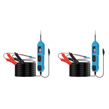 2X Probador de Circuito Automotriz Prueba Digital Sistema de Prueba de Energía de Voltaje Eléctrico Sonda Probador de Voltaje del Automóvil