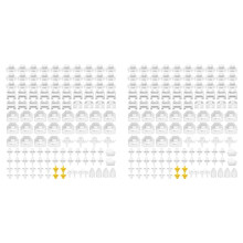 248x Zijpaneelclipset Bevestigingsclip voor Zijdeurpaneel voor 190 W201 190E 190D A00698883578 Bevestigingsclip Deurpaneelklem