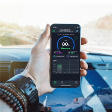 3X Monitor de Batería Inalámbrico  12V BM6 con Aplicación de Control del Estado de la Batería del Automóvil Probador de Batería de Monitoreo