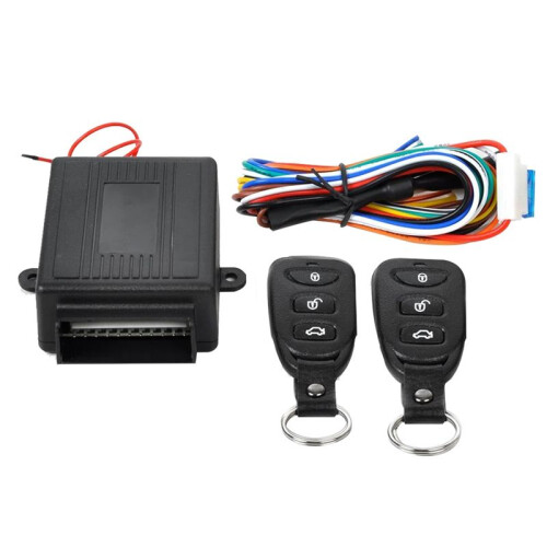 3X 12V Universal Car Auto Remote Central Kit Door Lock Locking Vehicle Keyless Entry System with 6 Remote Control 2