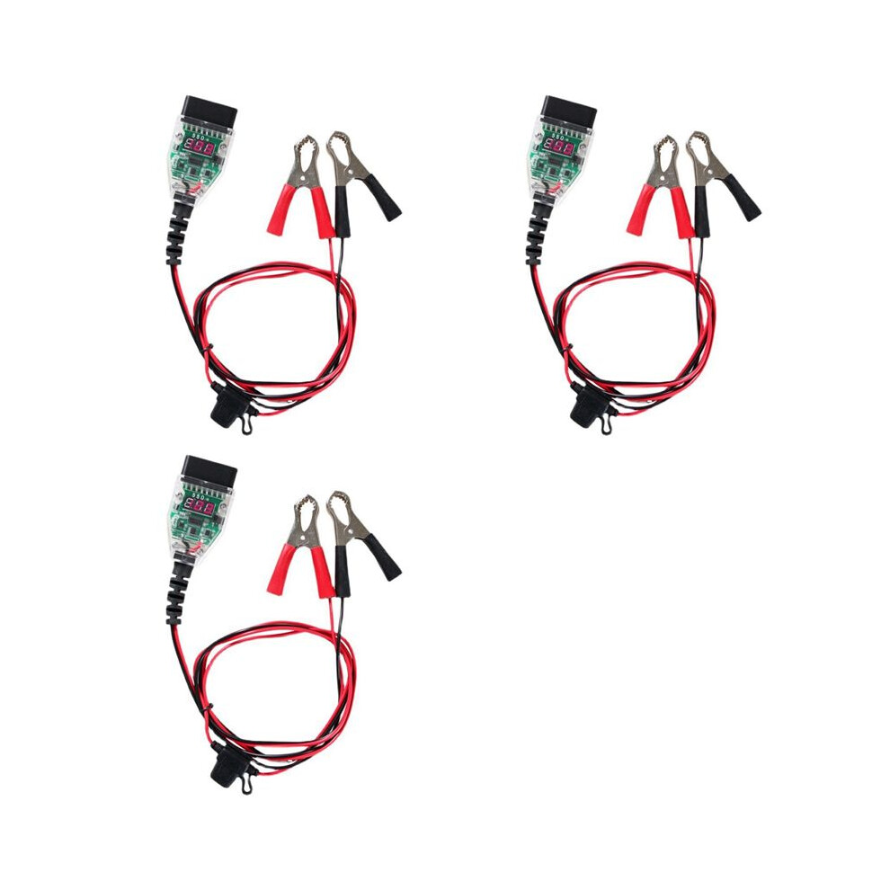3X Universal OBD2 Automotive Battery Car Computer ECU Memory Saver Auto ECU Emergency Power Supply Cable-image-OPC-PPYBMBS-NEW