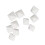 20PCS 8-Sided Blank Dice Set 2.8cm for Board Games & Teaching White 14
