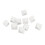 20PCS 8-Sided Blank Dice Set 2.8cm for Board Games & Teaching White 8