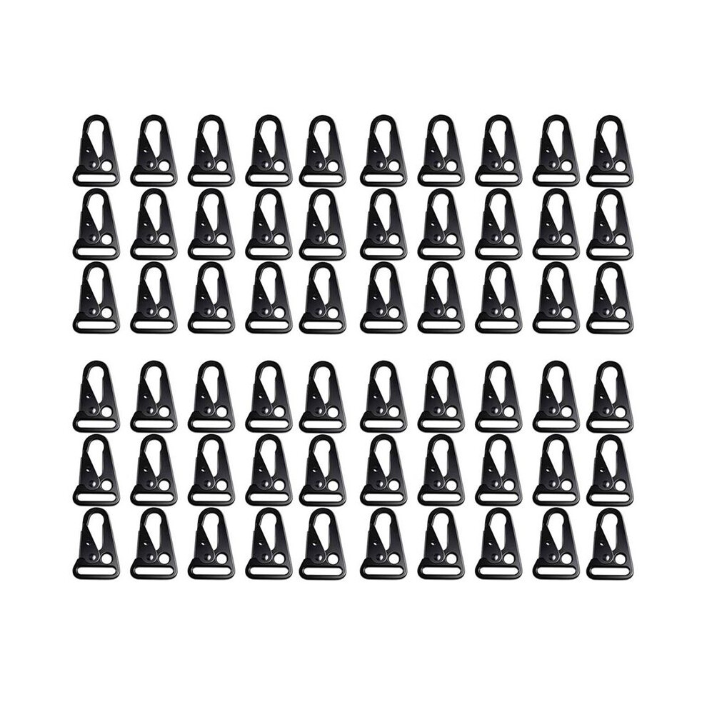 60 Pcs Enlarged Mouth Clip Sling Clasp Olecranon Hook For Sling Outdoors Bag Backpack,Carabiner Keychain Snap Hooks 6033693427001