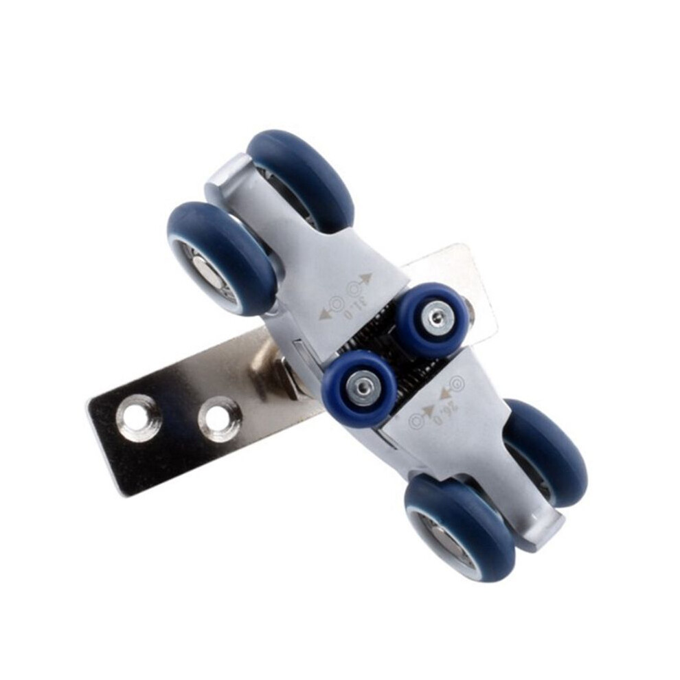 4X Bifold Door Hardware Wooden Sliding Door Pulley Furniture Hardware Wheel Barn Door Roller 4713860134476